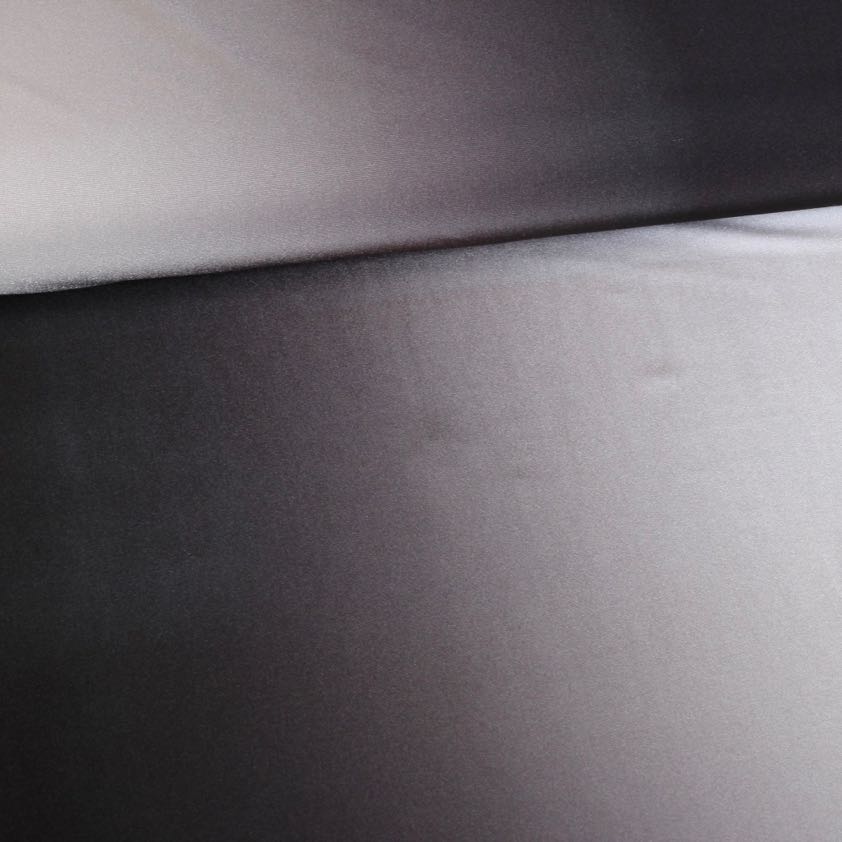 Tissu Stretch 4 Way ombre gris blanc