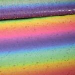 Mesh stof regenboog hologram foil