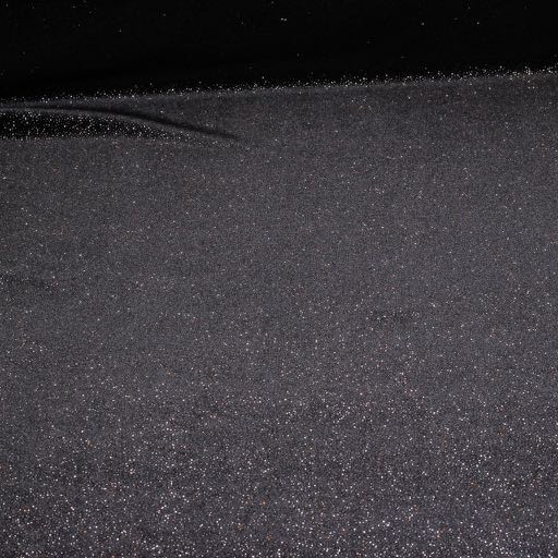 Tissu velours argent glitter noir