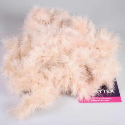 Tissu marabou rose ancien
