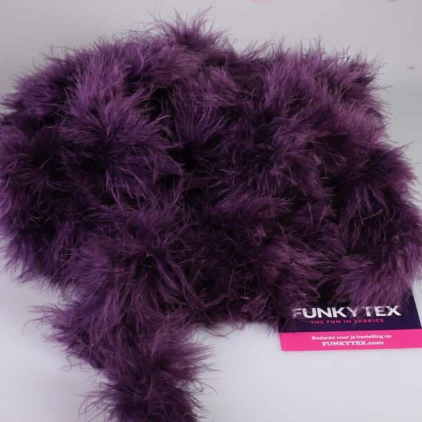 Guirlande marabout violet