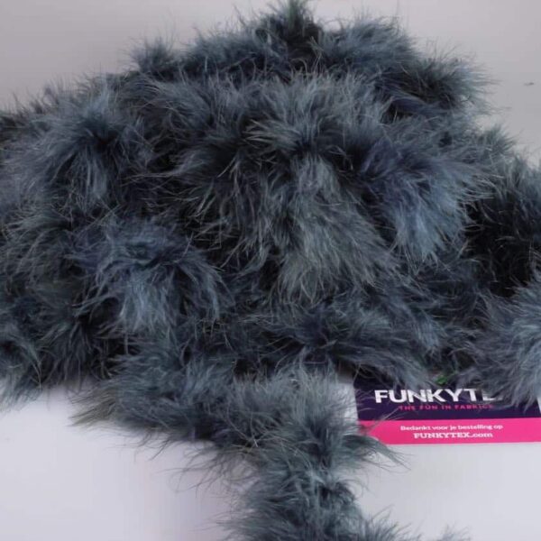Tissu Marabou gris