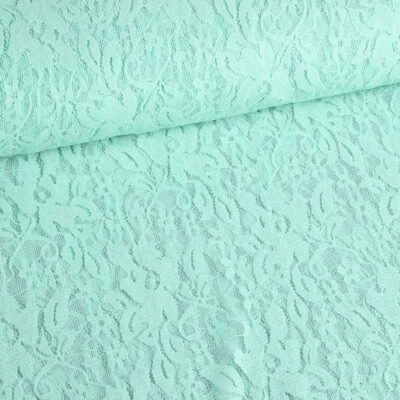 Tissu kant stretch menthe