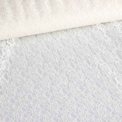 Tissu dentelle ecru