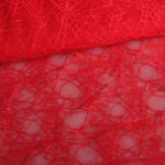 Kant spinnenweb rood
