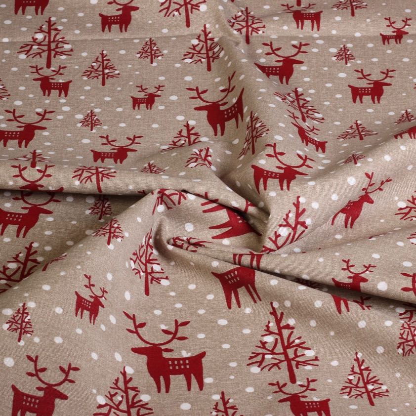 Tissu ottoman Noël mix 1