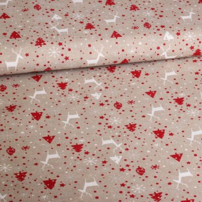 Tissu ottoman Noël mix 3