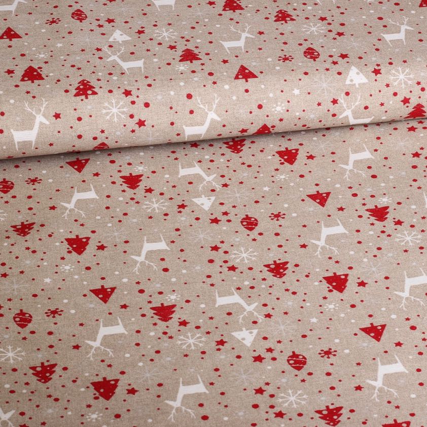 Tissu ottoman Noël mix 3