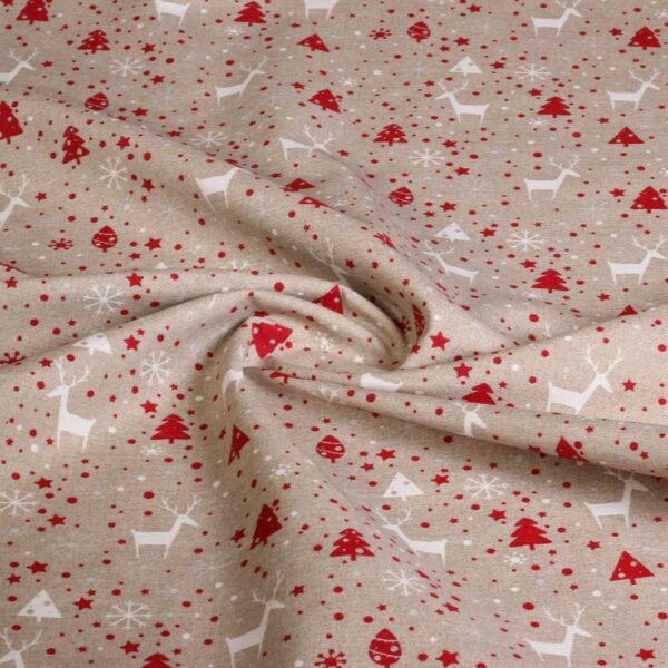 Tissu ottoman Noël mix 3