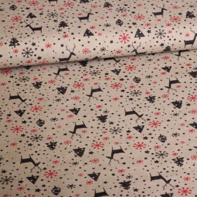 Tissu ottoman Noël mix 6