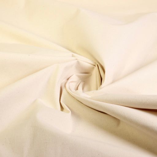 Tissu coton écru non blanchi