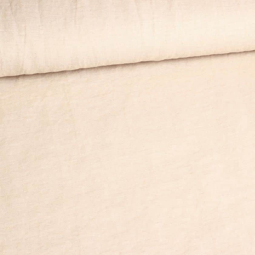 Tissu lin naturel sandwash