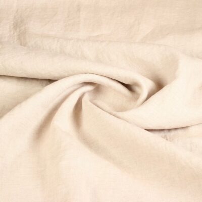 Tissu lin naturel sandwash