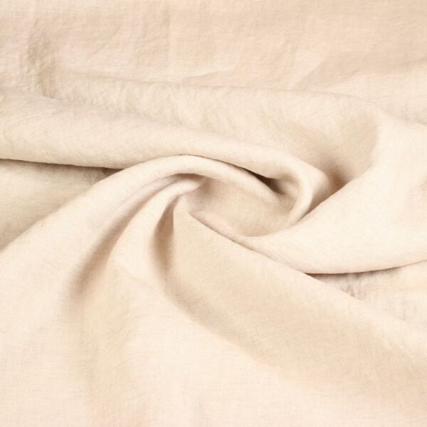 Tissu lin naturel sandwash