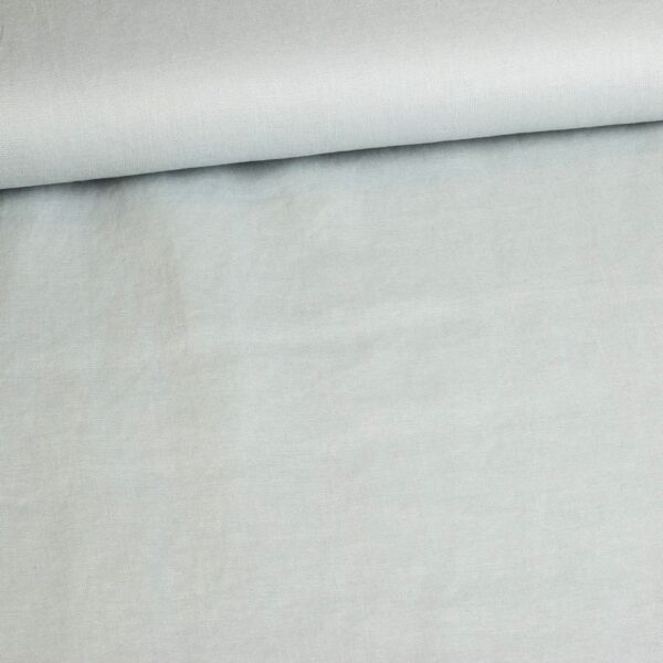 Tissu lin sandwash vert ancien