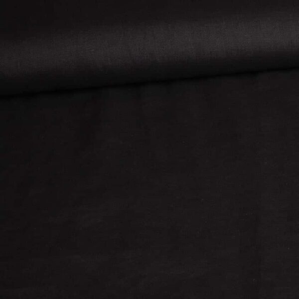 Tissu lin noir
