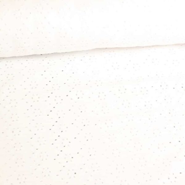 Tissu Jersey broderie blanc