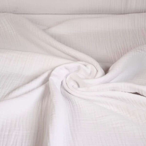 Tissu hydrofiel deluxe blanc