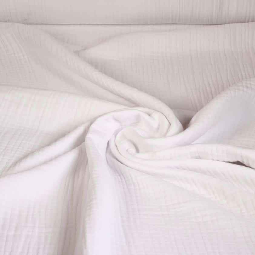 Tissu hydrofiel deluxe blanc