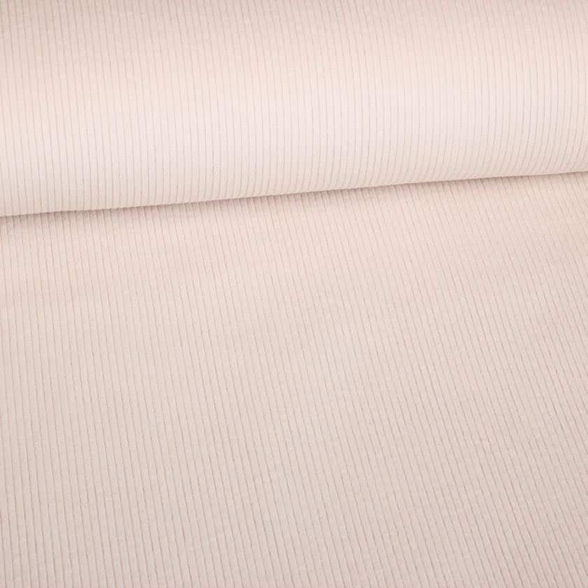 Tissu corduroy off white