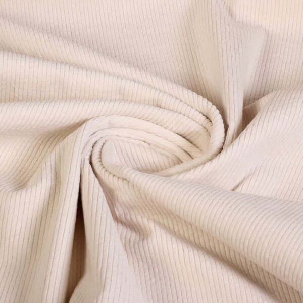 Tissu corduroy off white