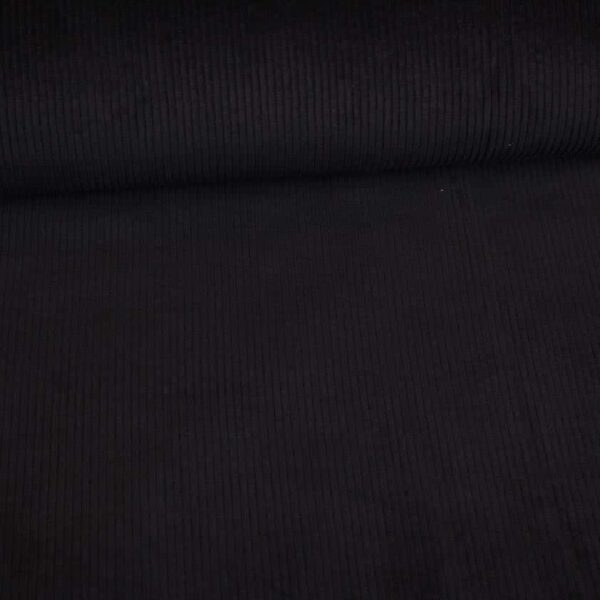 Tissu corduroy noir