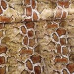 Stretch nep leer krokodil bruin