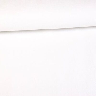 Tissu lin stone washed blanc