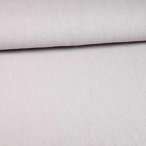 Tissu lin stone washed gris clair