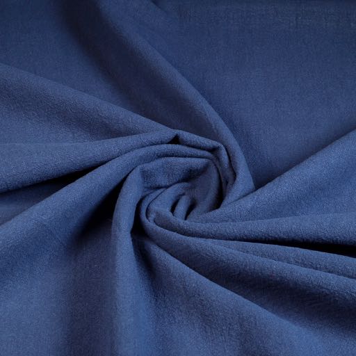 Tissu lin stone washed denim