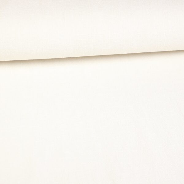 Tissu lin stone washed off white