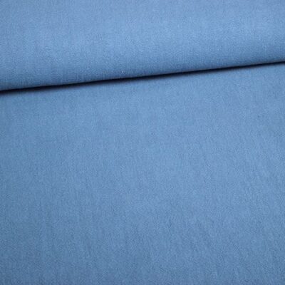 Tissu lin stone washed denim clair