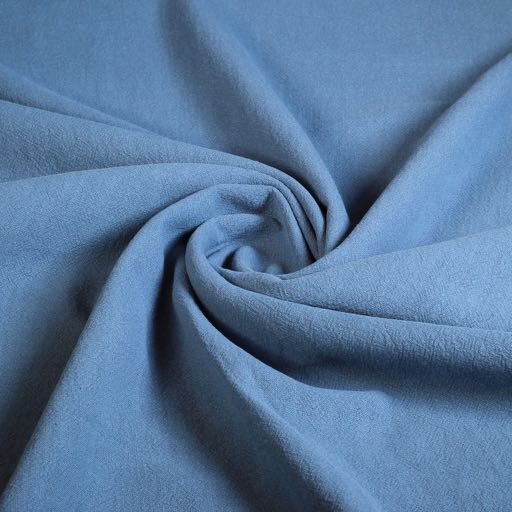 Tissu lin stone washed denim clair
