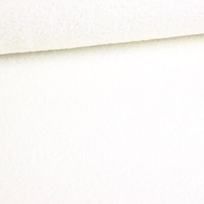 Tissu Bouclé épais off white