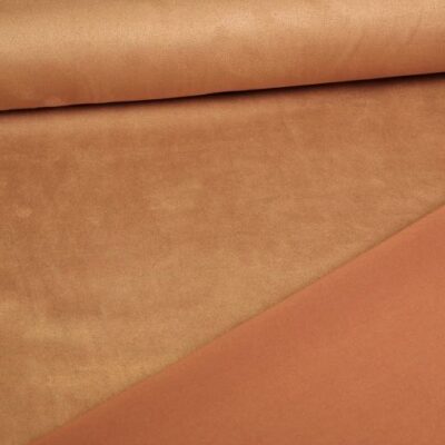 Tissu scuba suède camel