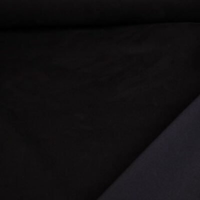 Tissu scuba suède noir