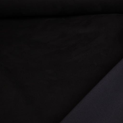 Tissu scuba suède noir