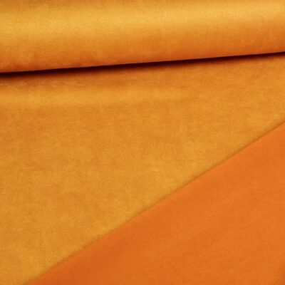 Tissu scuba suède ocre