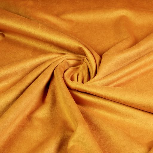 Tissu scuba suède ocre