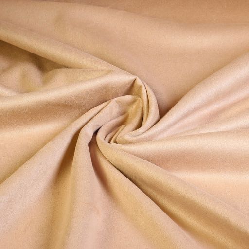 Tissu Scuba suede beige