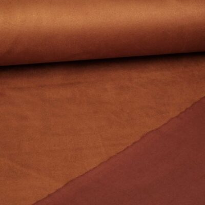 Tissu scuba suède cognac