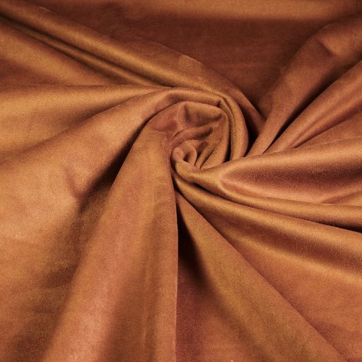 Tissu scuba suède cognac