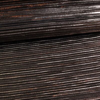 Tissu plissé jersey stretch metallic bronze
