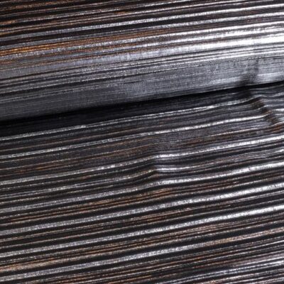 Tissu Plissé Jersey Stretch Argent