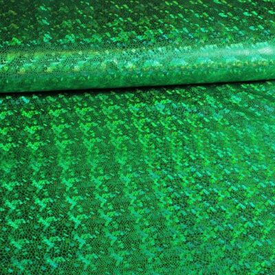 Tissu jersey fantasie reptile vert