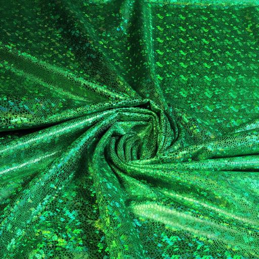 Tissu jersey fantasie reptile vert