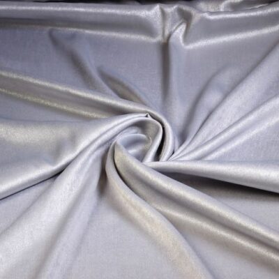 Tissu métallisé argent