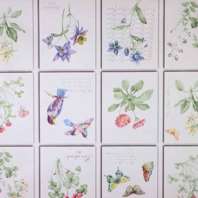 Tissu toile cirée deluxe fleurs