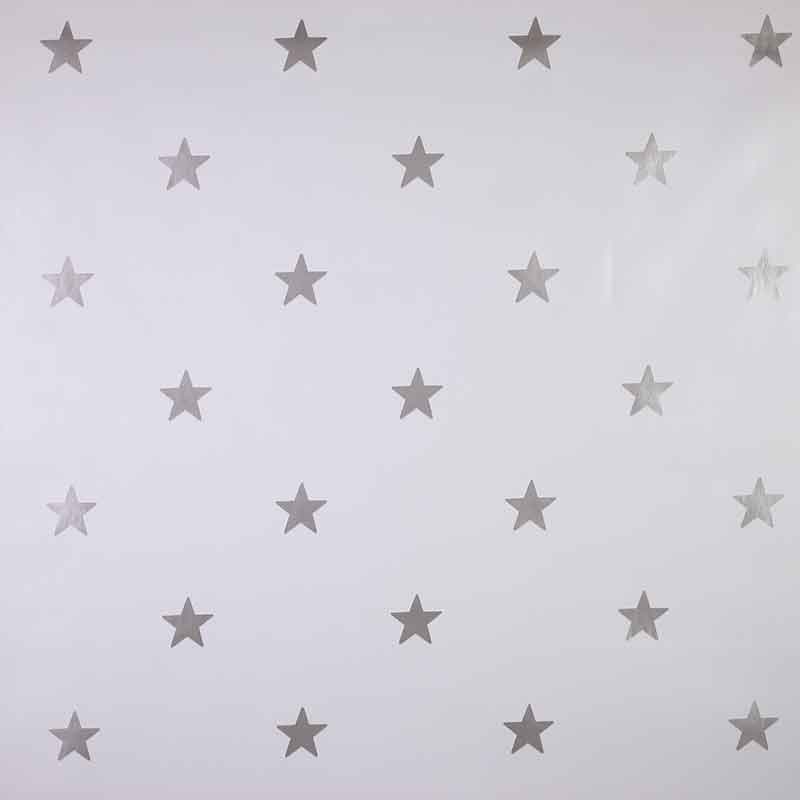 Toile cirée deluxe étoile argent