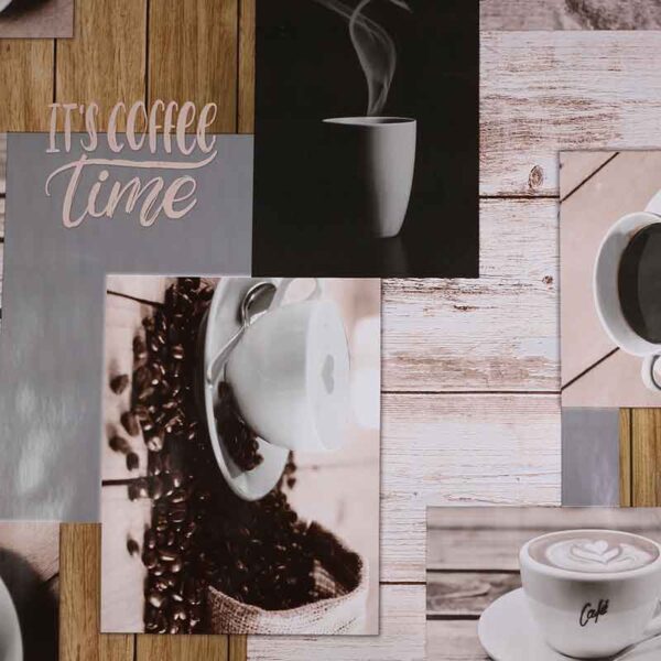 Toile cirée deluxe café